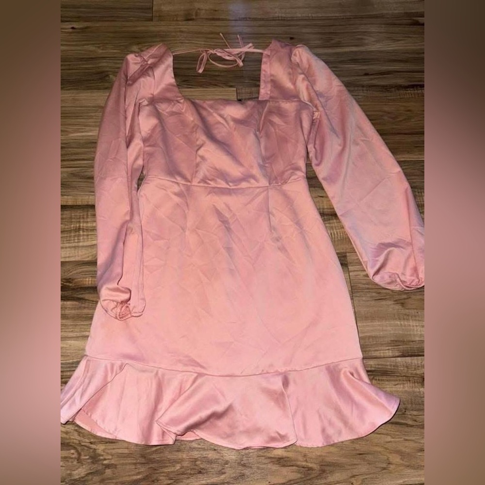 Forever21 Pink Silk Dress
